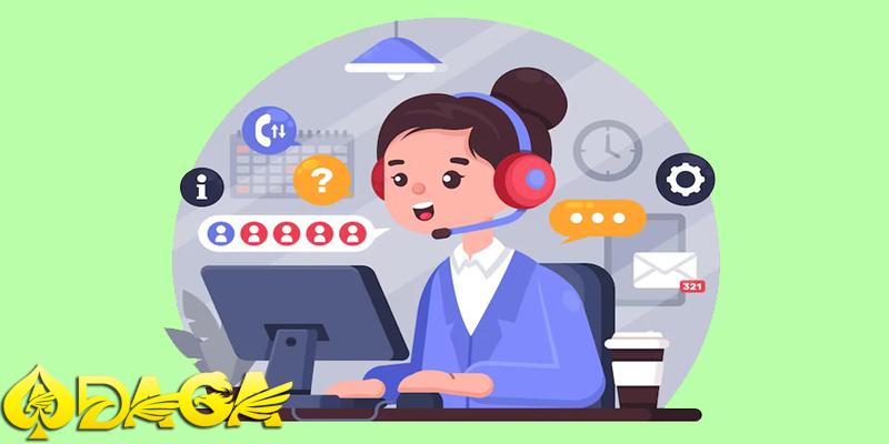 hỗ trợ khách hàng tại daga